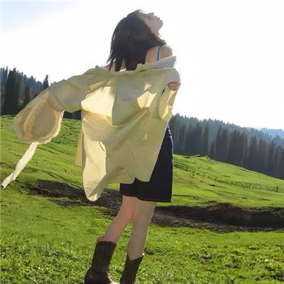 小黄花青草地